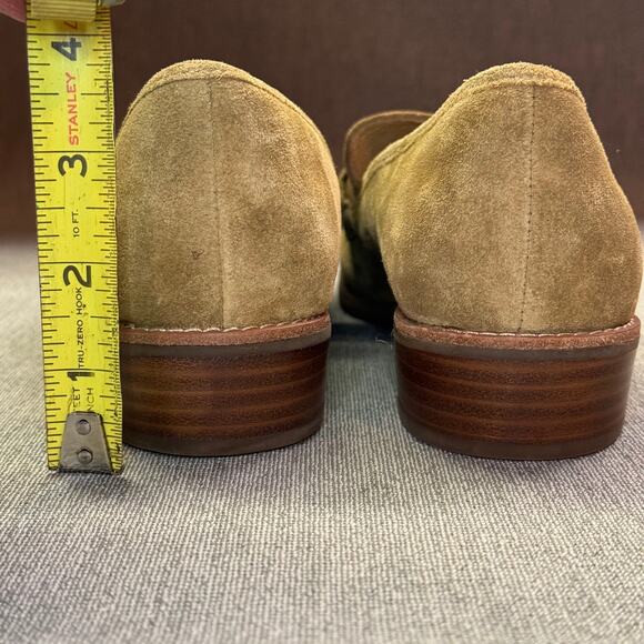 Sofft Nevara Women 9 Dress Loafers  Hazelwood Tan Suede Academia Business Chunky - Picture 5 of 9